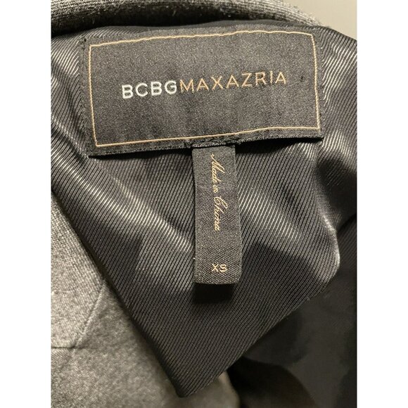 BCBG Max Azria Gray Cropped "Natalia" Blazer, Size XS - Picture 3 of 10